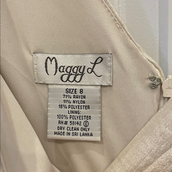 Chic Cream and Black Layered Mini Dress - Picture 2 of 3